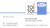 ToiToi & Dixi Sanitärsysteme GmbHhttp://www.toitoidixi.de/ttd/index.php